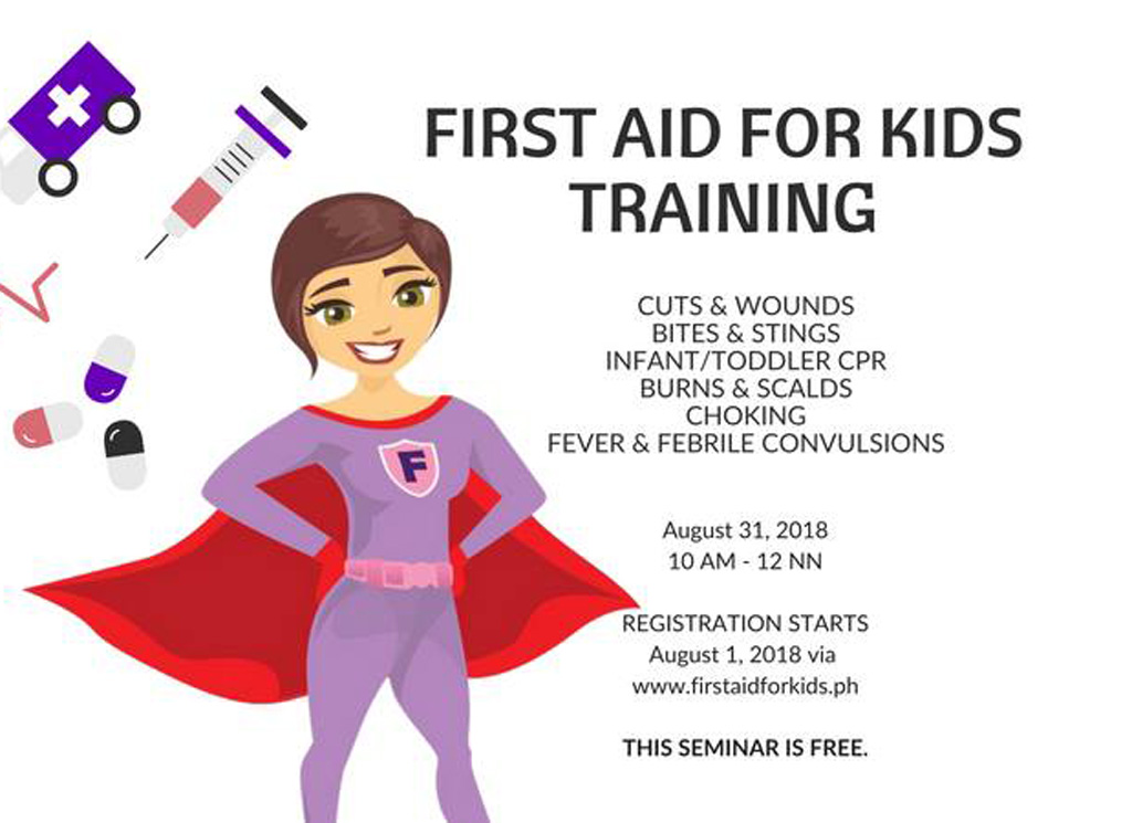 First Aid for Kids Training MomCenter Philippines